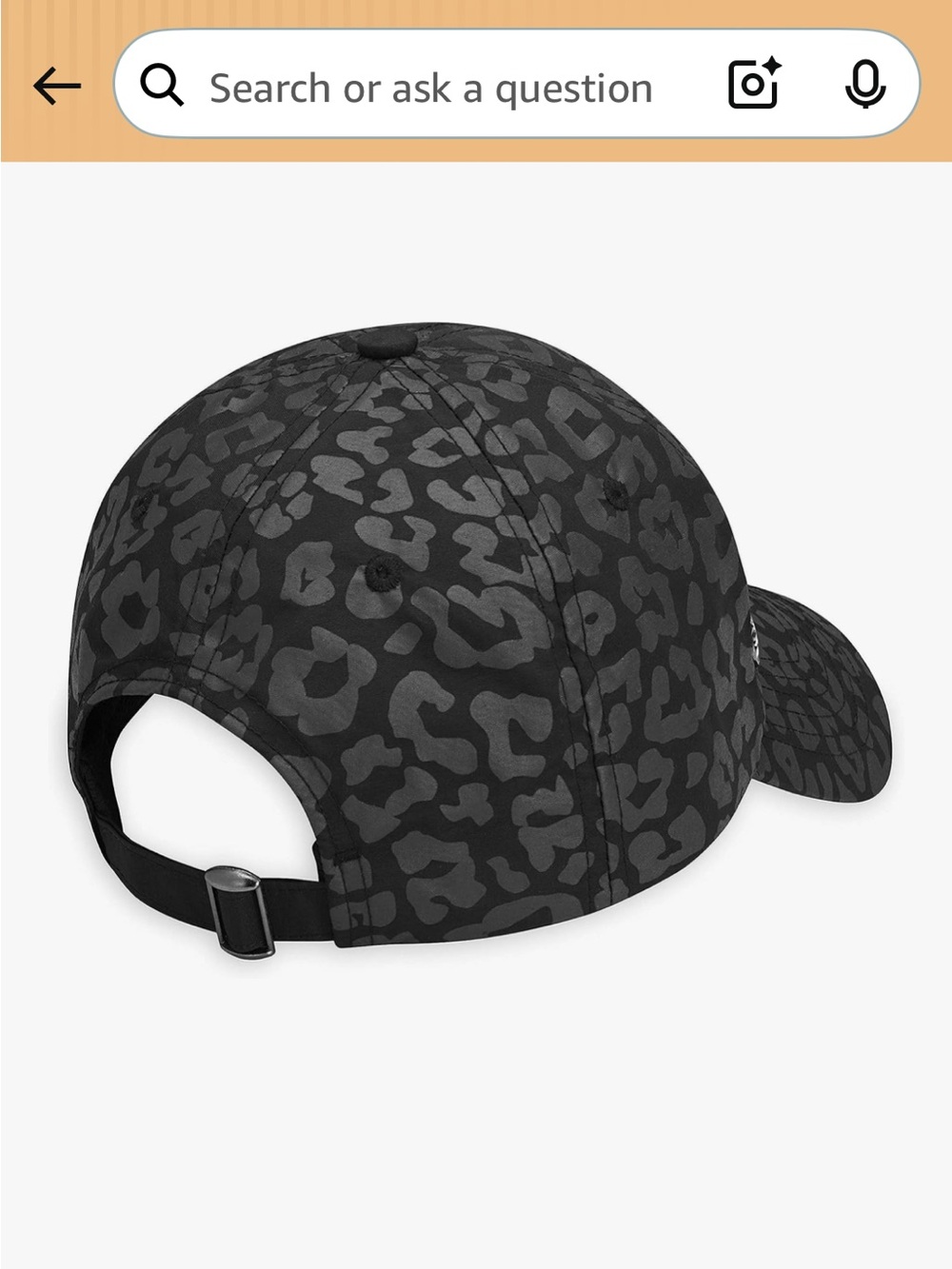 Women’s Gaim Classic Fitness Running Hat, Black Leopard BNWT - Picture 8 of 9
